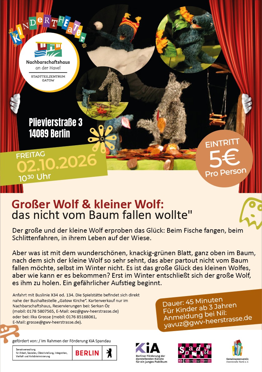 Großer Wolf & kleiner Wolf: Das Glück, das nicht vom Baum fallen wollte